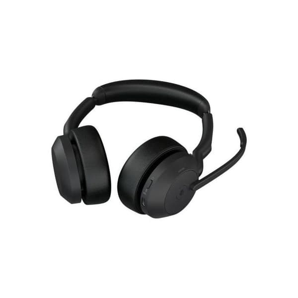 Headset - Bluetooth - trådlöst - USB-C - Jabra - Jabra Evolve2 55 MS Stereo - headset