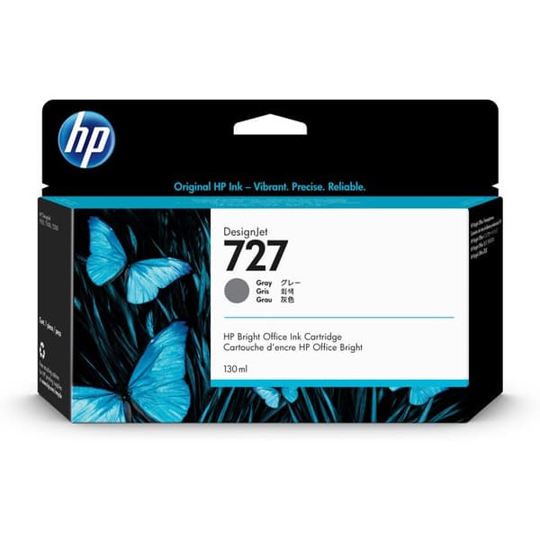 HP 727 bläckpatron - Grå - Standardkapacitet 130 ml