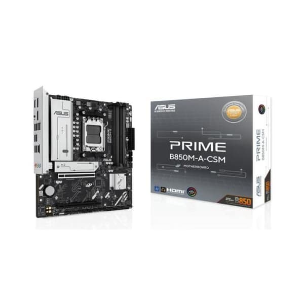 Asus PRIME B850M-A-CSM Moderkort Socket AM5 - Micro ATX