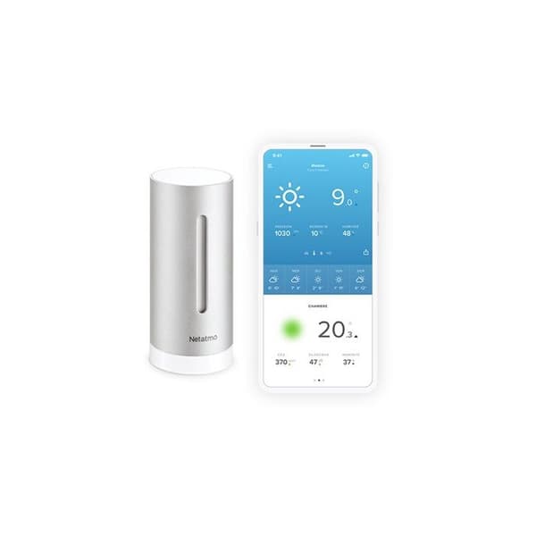 Modulär tillägg - Netatmo - NIM01-WW - Temperaturkontroll - Luftfuktighet - CO2