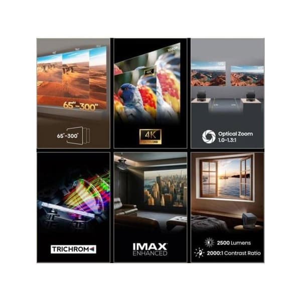 Projektor - HISENSE - C3 - UHD 4K - 2500 lm - Laser DLP