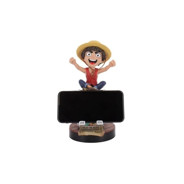 Figurinstöd Kabelkillar | One Piece | Luffy "wanted poster"