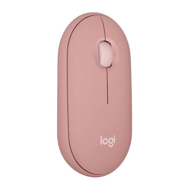 Mus - Trådlös - Logitech - Pebble Mouse 2 M350s - Rosa