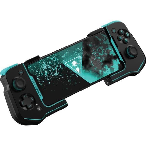 Android mobil gamepad - Turtle Beach Atom - Bluetooth - Svart/Cyan