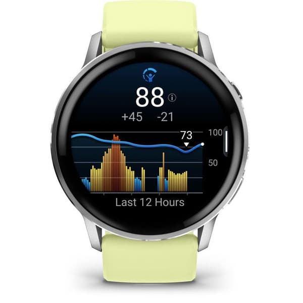 Garmin Venu 4 45mm Grå med Silver + Citron