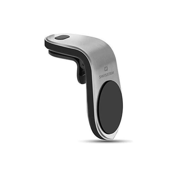 Bilhållare - SWISSTEN - S-Grepp - Magnetisk - Silver - Rep skydd