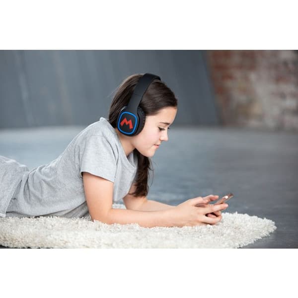 Bluetooth-headset - OTL - Super Mario - Svart - Junior - On-ear