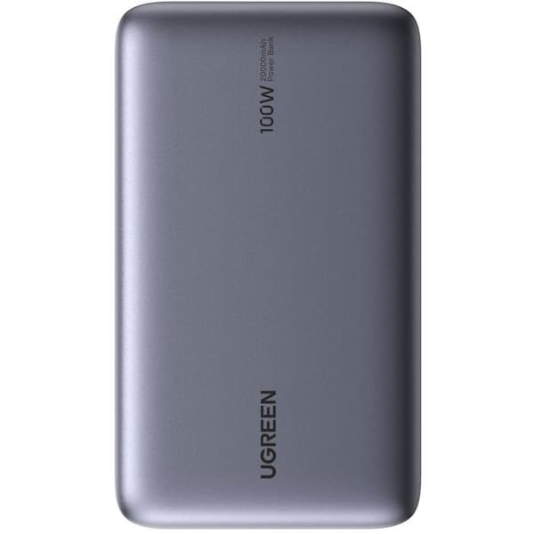 Extern batteri - UGREEN - 20,000 mAh - 100W - Version 2 - Grå