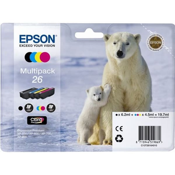 Epson PACK BEAR 4CL bläckpatron