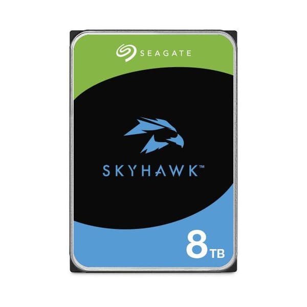 SEAGATE - SkyHawk ST8000VX010 - Intern hårddisk - 8 To - 3,5"