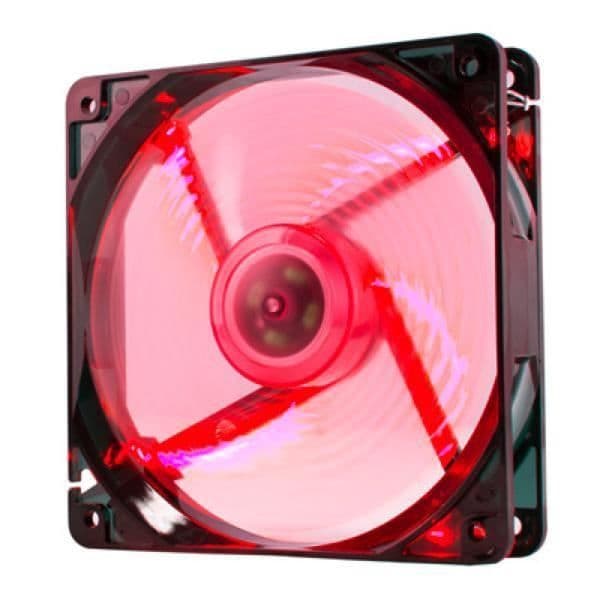 Nox Cool Fläkt 12cm Led Röd
