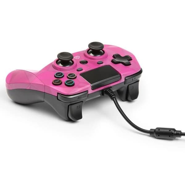 Gamepad - snakebyte - Trådad handkontroll Pad 4 S - PS4 - Rosa - Trådad - Vibration