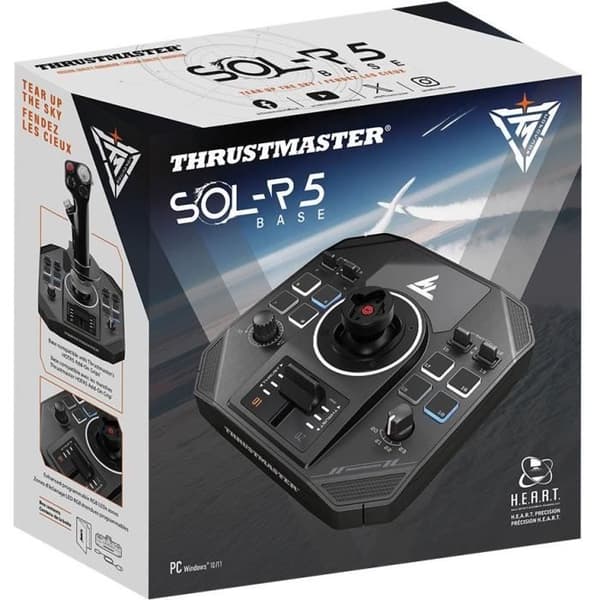 Modulär mångsimulatorbas - THRUSTMASTER - HEART-teknologi - Sol-R 5 Bas - Kompatibel med Windows 10/11 och programvara TARGET
