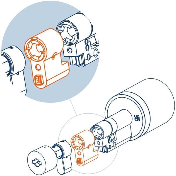 Netatmo dörrlås förlängning 50mm