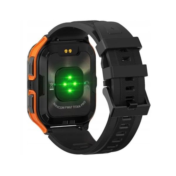 Intelligent klocka Maxcom FW67 Titan Pro Grafit/Orange