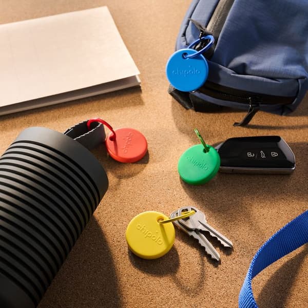 POP TRACKER NYCKELRING X4 APPLE OCH ANDROID RÖD BLÅ GUL GRÖN