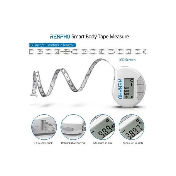 Renpho BMF01 Smart Måttband Vit