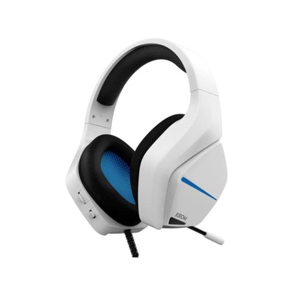 Spelheadset stereo – Krom – Kopa Move – Vit/Blå