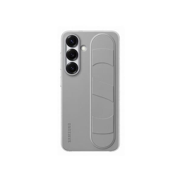Fodral med rem och stativ för Galaxy S25 Grå