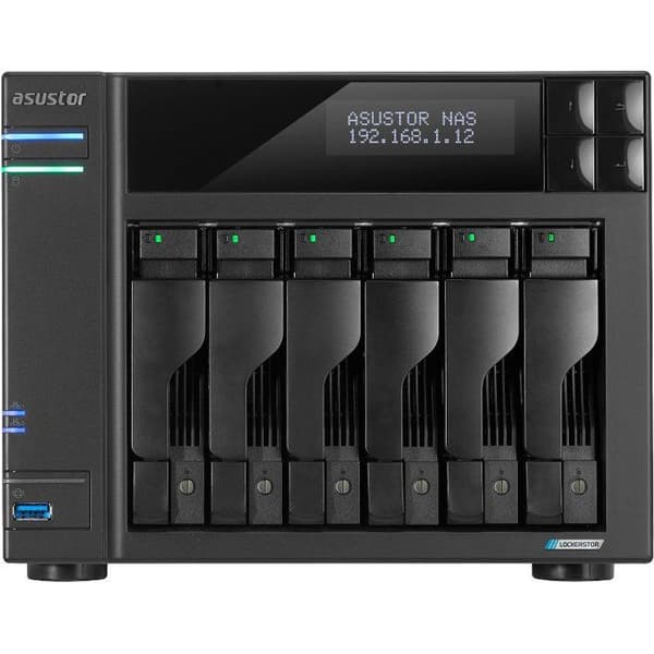 NAS-server - ASUSTOR - Lockerstor 2 Gen2 AS6702T V2 - 2 fack - 4 GB RAM