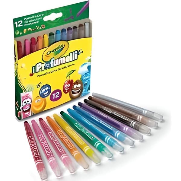 Crayola 12 infällbara doftvaxkritor
