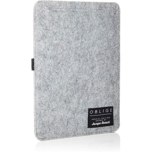Laptopfodral - OBLIGE COMICS - OBPD8010 - Grå - Polyester - 15,6 tum