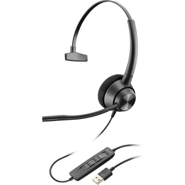 Hörlurar med mikrofon - HP - Poly EncorePro 320 - USB-C - Stereo - Över-örat