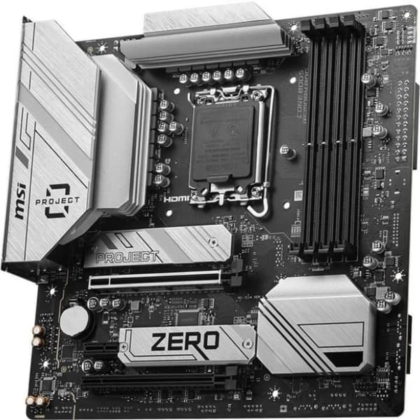 Moderkort - MSI - B760M Ptoject Zero Intel B760 LGA 1700 micro ATX