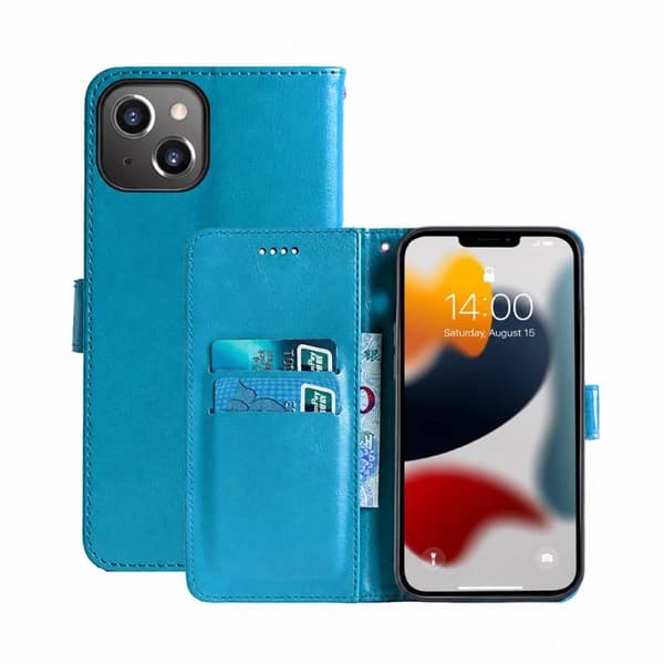 Wallet Cover 2-kort Apple iPhone 13 mini - LyseblÃ¥