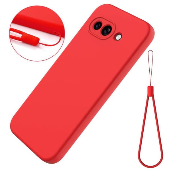 Liquid silikon skal till Google Pixel 10a - China Red