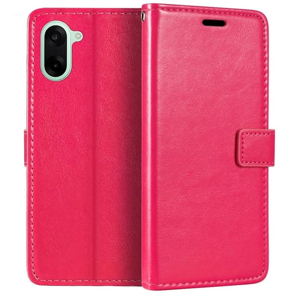 Wallet cover 3-kort til OnePlus Nord CE5 - Lyserød