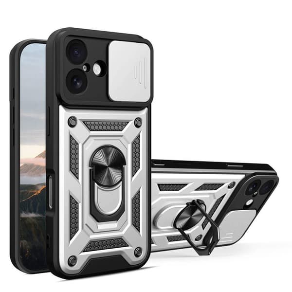 Jazz 3i1 cover til Apple iPhone 17 - Sølv
