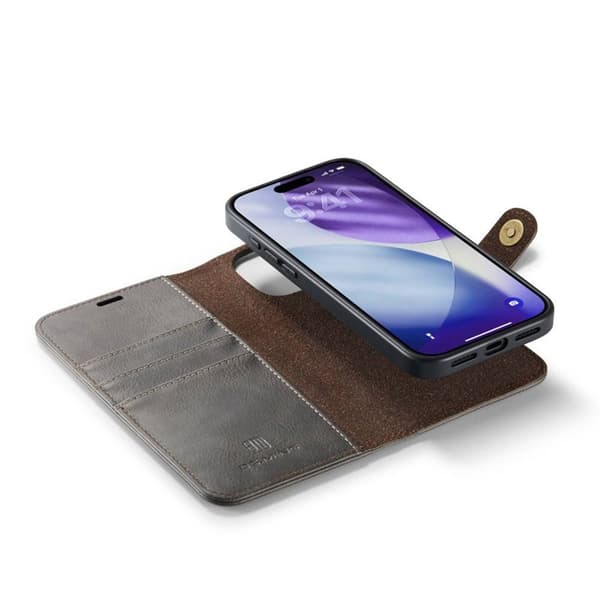 Wallet DG-Ming 2i1 til Apple iPhone 17 Pro - GrÃ¥