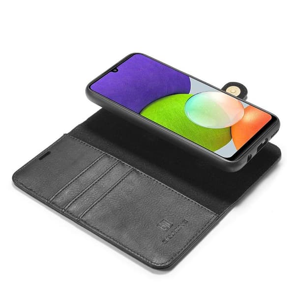 Wallet DG-Ming 2i1 til Samsung Galaxy A22 4G - Sort