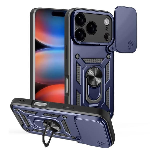 Jazz 3i1 deksel til Apple iPhone 17 Pro - Blå
