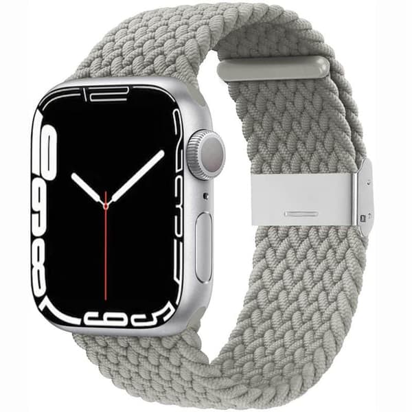 Flettet Urrem til Apple Watch 7 (41mm) - Stone
