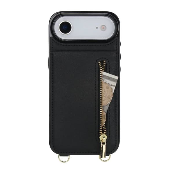 Zipper halskjede deksel til Apple iPhone Air - Svart