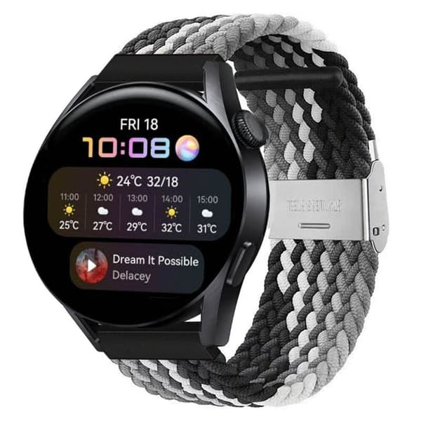 FlÃ¤tat klockarmband till Huawei Watch 3 (46mm) - Gradient grey