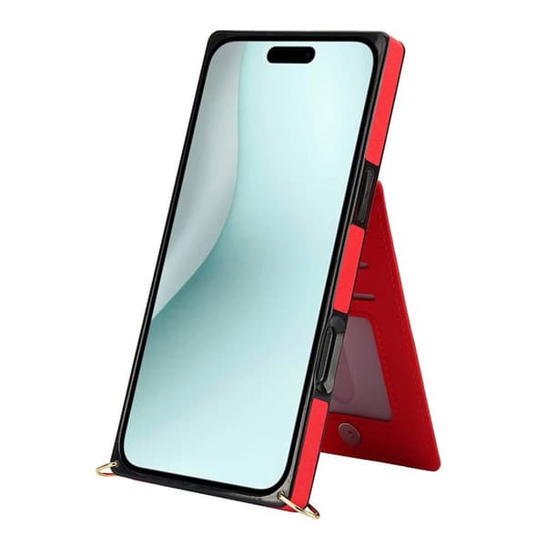 Zipper halskÃ¦de cover til Apple iPhone 17 - RÃ¸d