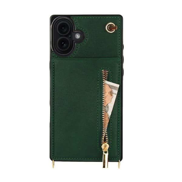 Zipper necklace case till Apple iPhone 17 - GrÃ¶n