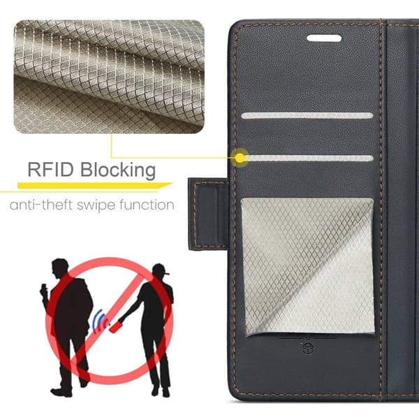 CaseMe mobildeksel 023 til Apple iPhone 17 Pro Max - Svart
