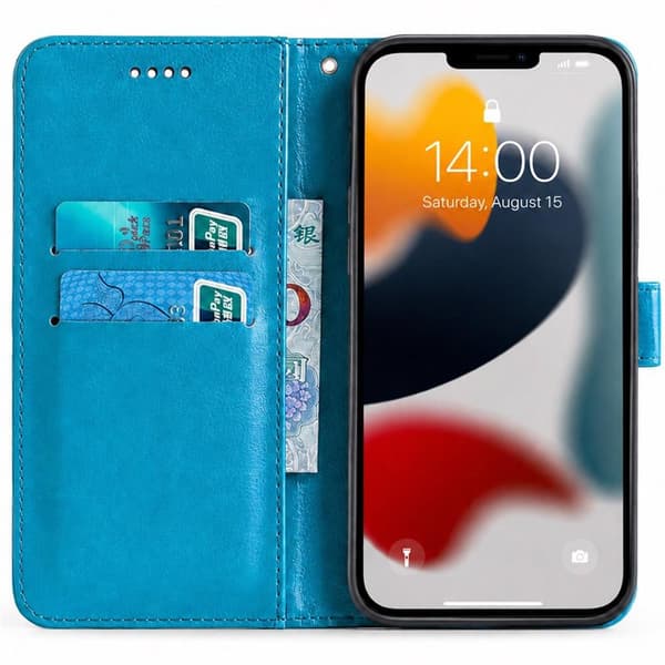 Lommebokdeksel 2-kort Apple iPhone 13 mini - LysblÃ¥