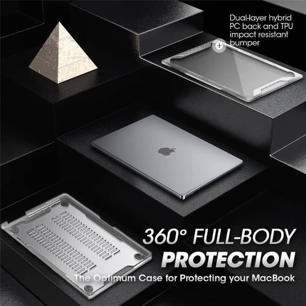 SUPCASE UB cover til MacBook Pro 14.2 (2026) - Clear