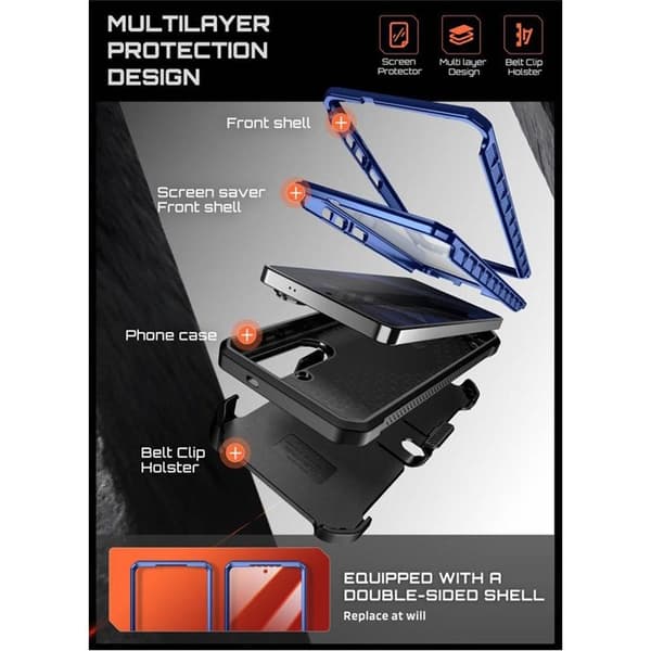 SUPCASE UB Pro Mag 2-set cover til Samsung Galaxy S26 - Cobalt