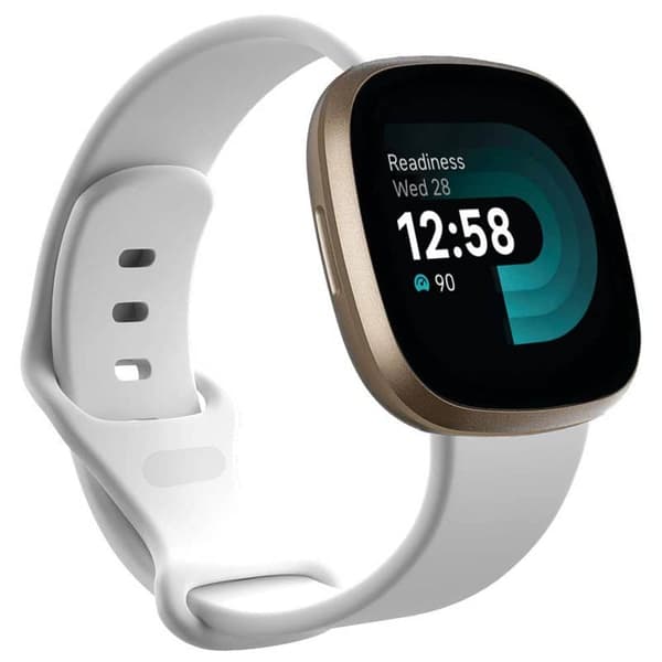 Sport urrem til Fitbit Versa 4 - Hvid