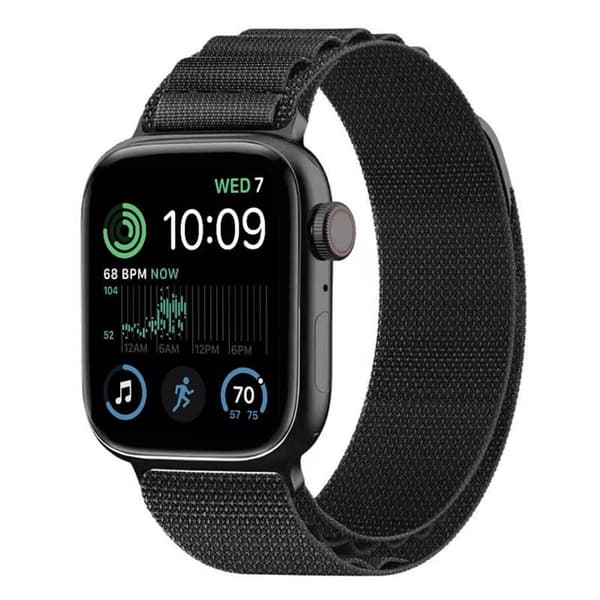 Artic nylon urrem til Apple Watch SE 2022 (44mm) - Sort