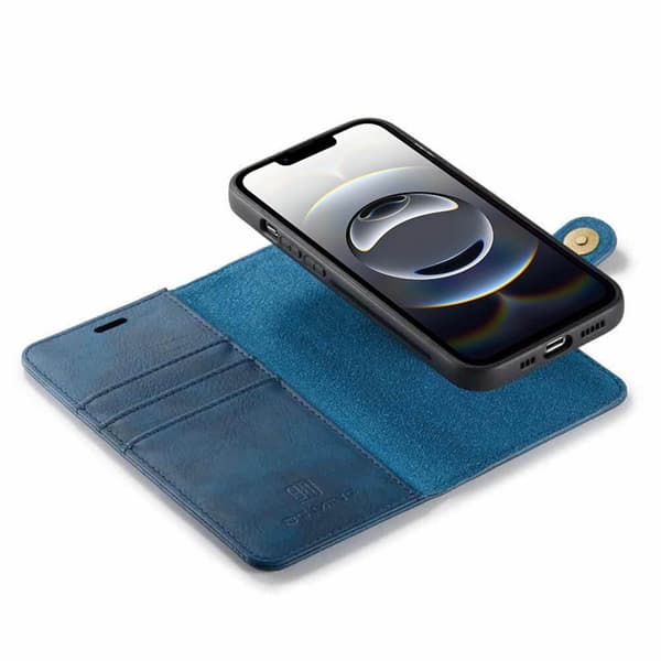 Mobil lommebok DG-Ming 2i1 til Apple iPhone 17e - BlÃ¥