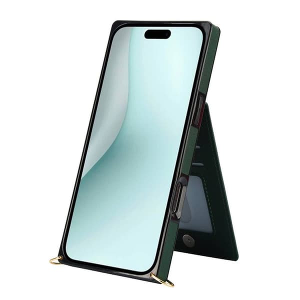 Zipper halskÃ¦de cover til Apple iPhone 17 - GrÃ¸n
