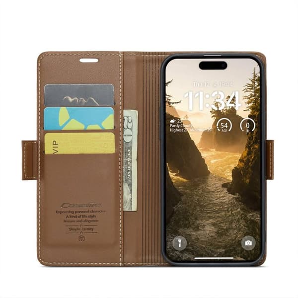 CaseMe mobildeksel 023 til Apple iPhone 17 - Brun