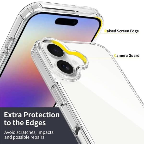 TPU+Acrylic cover til Apple iPhone 17 - Clear